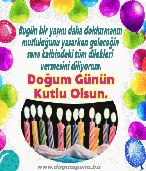 Doğum günü kutlama yazıları, Doğum Günü Sözleri