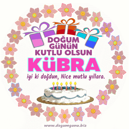 iyiki doğdun Kübra