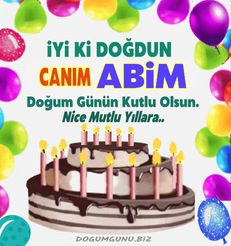 iyiki doğdun abi