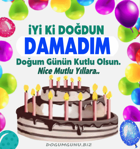 Damada resimli doğum günü mesajları