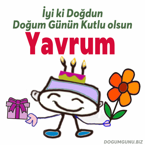 Yavruma doğum günü mesajları