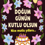 Doğum günün kutlu olsun Gif resim