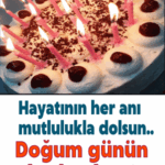 Doğum günü pasta gif