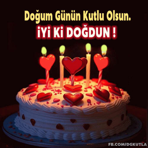 Kalpler, Doğum Günü Gif Resimler