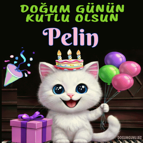 Pelin doğum günü gif