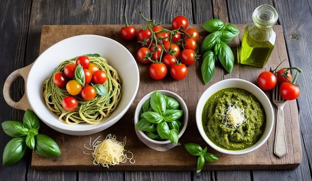 Pesto Soslu Makarnanın Yanına Ne Gider?