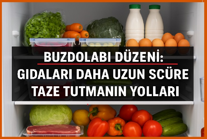 Buzdolabı Düzeni: Gıdaları Daha Uzun Süre Taze Tutmanın Yolları