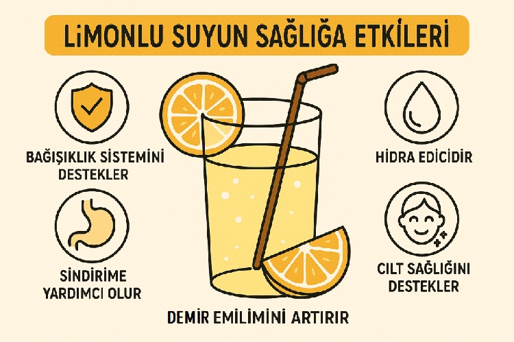 Limonlu Suyun Sağlığa Etkileri
