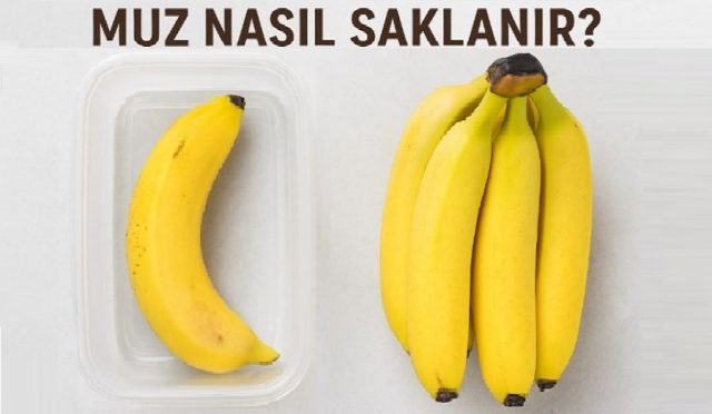 Muz Nasıl Saklanır? Kararmayı Geciktirme ve Doğru Muhafaza