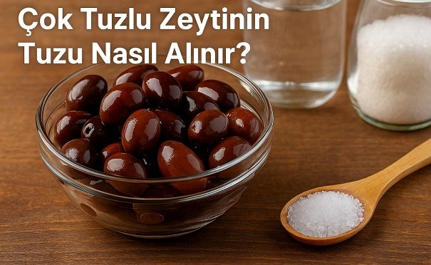 Tuzlu Zeytinin tuzu nasıl alınır