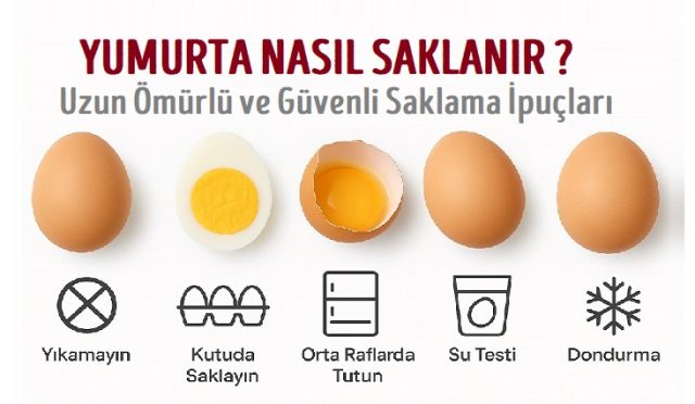 Yumurta Nasıl Saklanır? Buzdolabında ve Uzun Süreli Saklama İpuçları