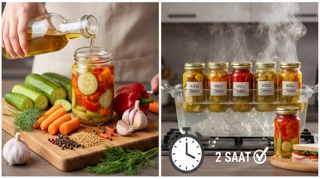 Evde Hızlı Turşu Nasıl Yapılır?