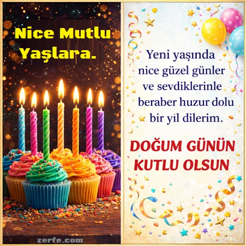 Doğum Günü kart