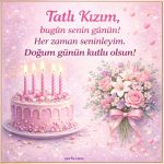 Kızıma Doğum Günü Resimli Mesajlar