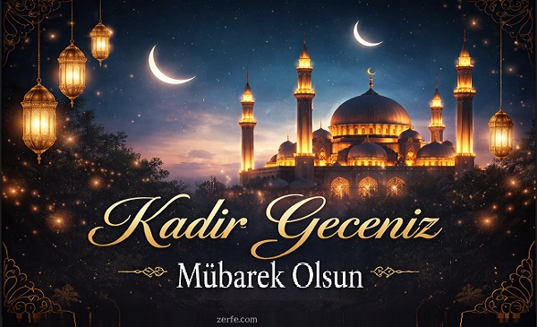 Kadir gecesi tebrik kart