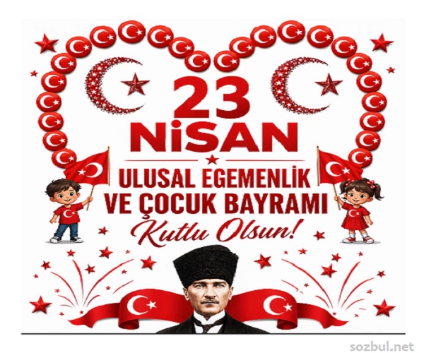 23 Nisan Çocuk Bayramı, Kalpli Kart