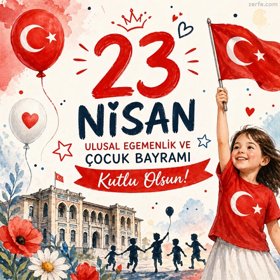 23 Nisan Çocuk Bayramı, Kalpli Kart