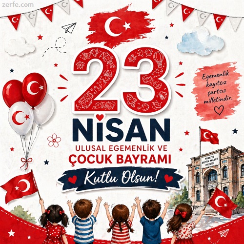 23 Nisan Çocuk Bayramı, Kalpli Kart