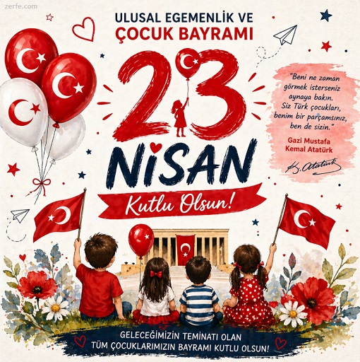 23 Nisan Çocuk Bayramı, Kalpli Kart