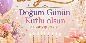 Balonlu Doğum Günü Tebrik Kartları