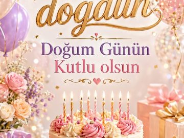 Balonlu Doğum Günü Tebrik Kartları