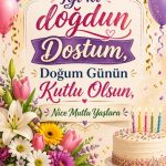 Dost İçin Doğum Günü Resimli Mesajlar