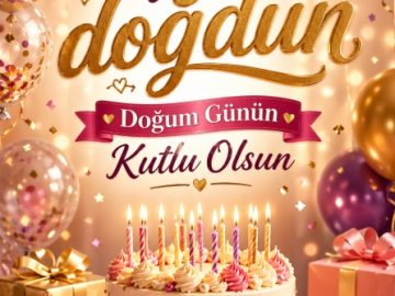 Herkes için doğum günü tebrik kartı