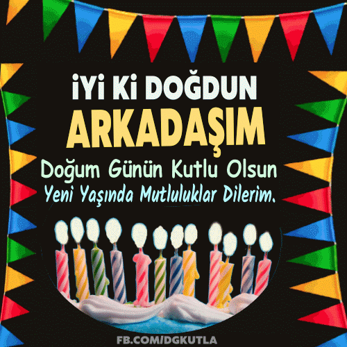 Arkadaşa doğum günü