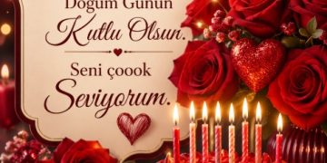 Sevgiliye Resimli Doğum Günü Mesajları