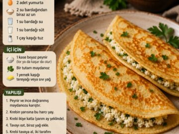 Peynirli Krep Tarifi